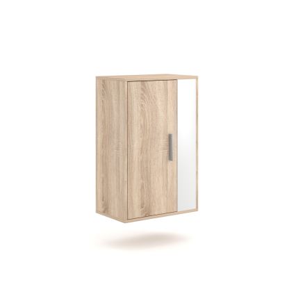 Nappali szekrénysor BRICK sonoma tölgy/fehér