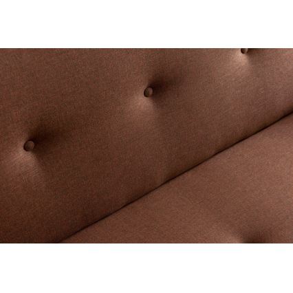 NARA kétszemélyes kanapé barna