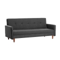 NARA kétszemélyes kanapé, sötétszürke
