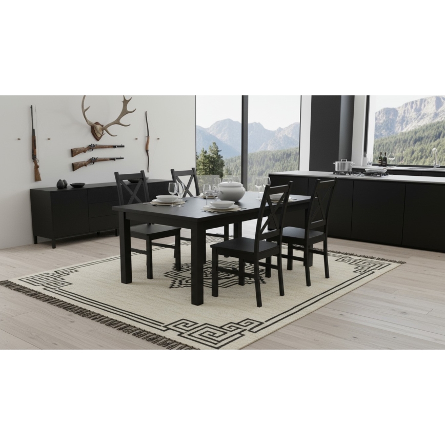 Étkezőszék NATE fekete