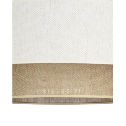 NATIA felületre szerelhető csillár 1xE27/60W/230V átm. 45 cm fehér/barna