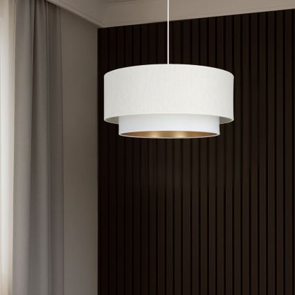 NATIA kábeles csillár 1xE27/60W/230V Ø 45 cm fehér