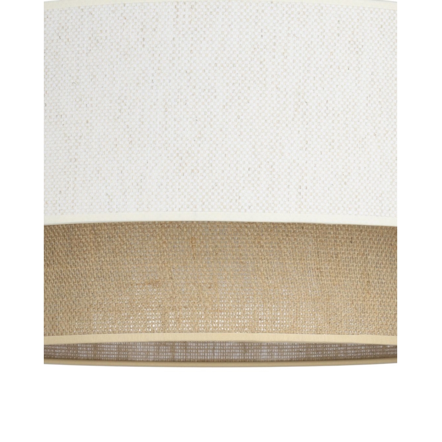 NATIA mennyezeti lámpa 1xE27/60W/230V Ø 45 cm fehér/barna