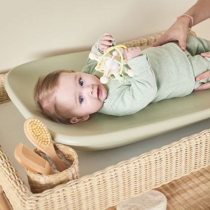 Nattou - Pelenkázó alátét SOFTY 50x70 cm zöld