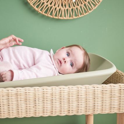 Nattou - Pelenkázó alátét SOFTY 50x70 cm zöld