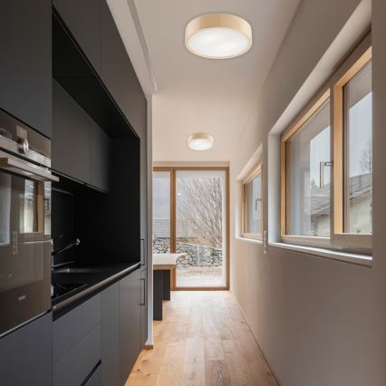 NATURAL mennyezeti lámpa 2xE27/60W/230V ? 37 cm fenyő