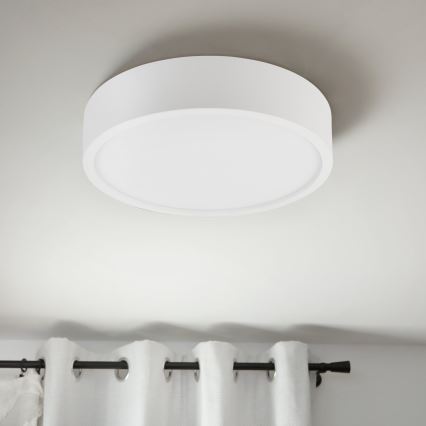 NATURAL mennyezeti lámpa 3xE27/15W/230V, Ø 37,5 cm, fenyő/fehér
