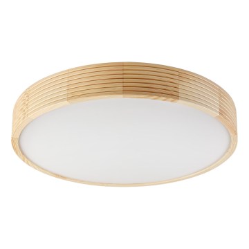 NATURAL MODERN mennyezeti lámpa, 4x E27 foglalat, 15 W/izzónként, 230 V, átmérő 58 cm, fenyő