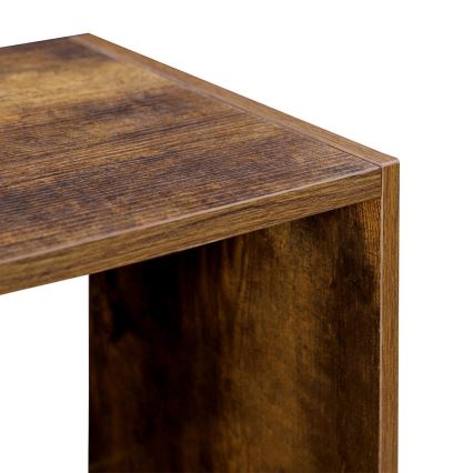 NAVARO barna könyvespolc