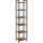 NAVARO könyvespolc 40x179x30 cm barna/fekete