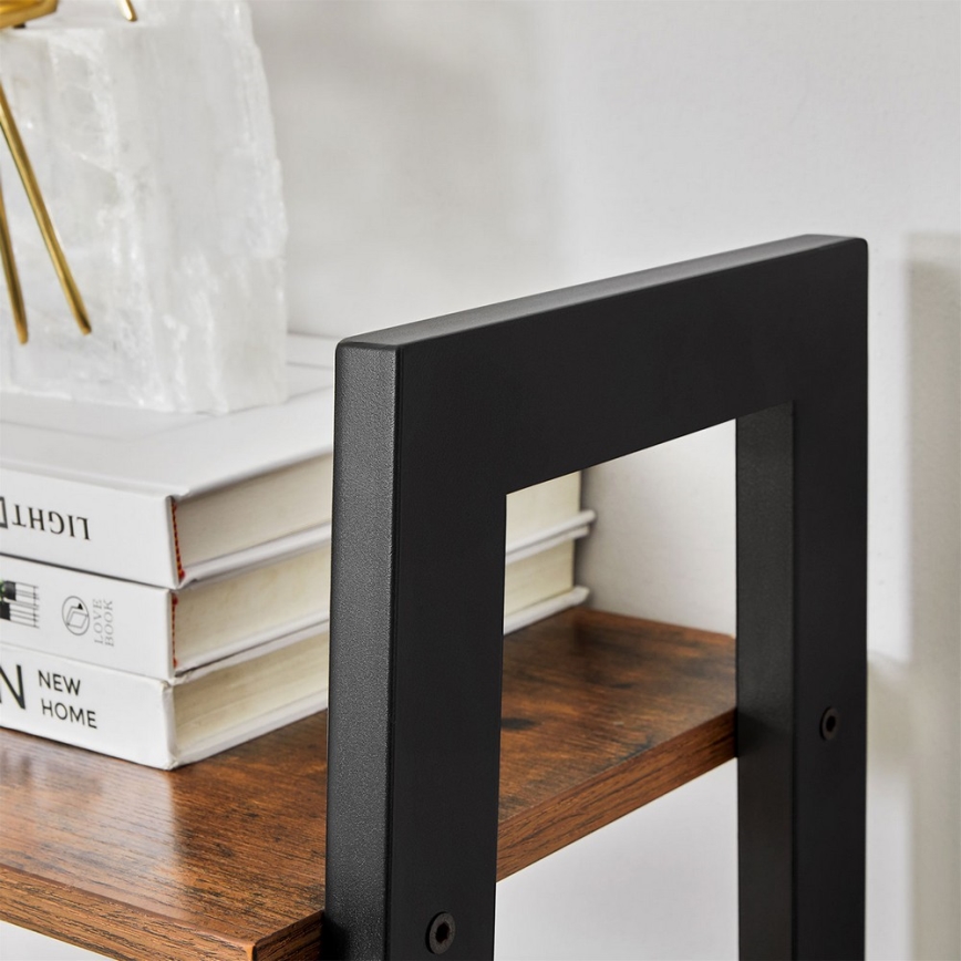 NAVARO könyvespolc barna/fekete