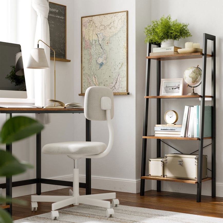 NAVARO könyvespolc barna/fekete