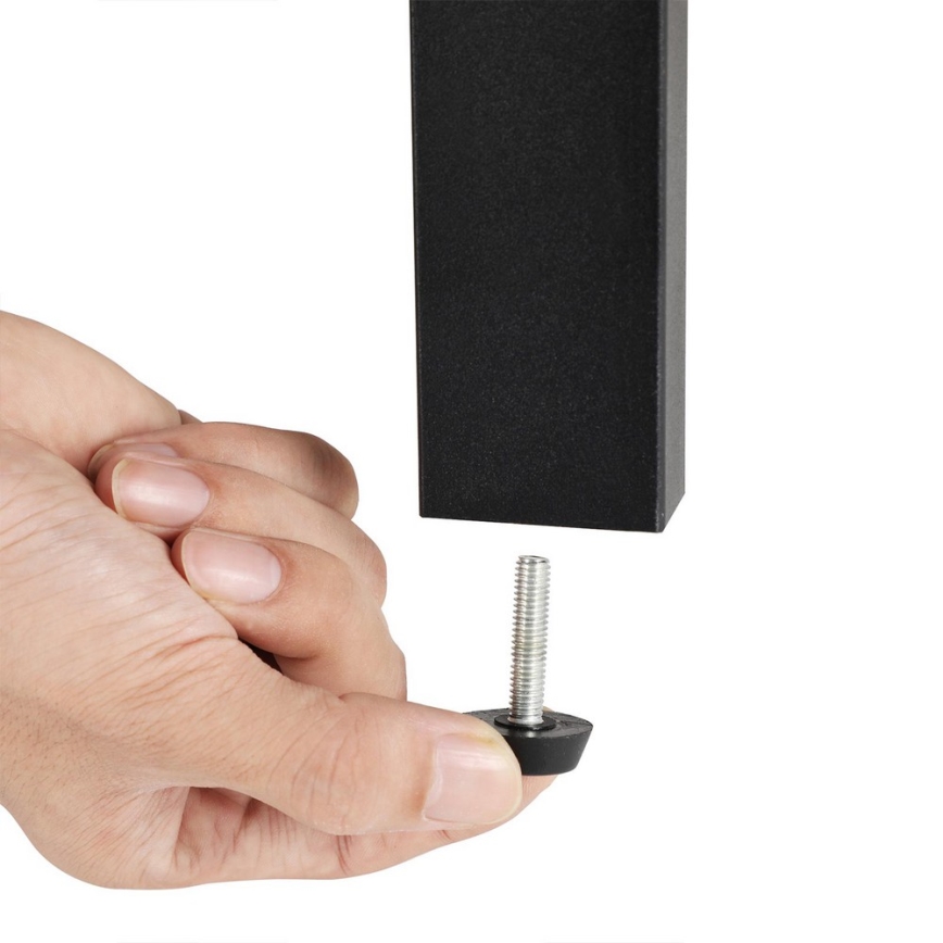 NAVARO könyvszekrény barna/fekete