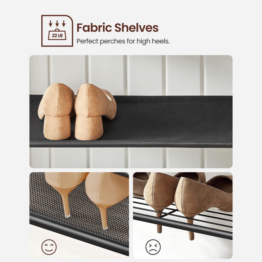 NAVOR álló fogas barna/fekete