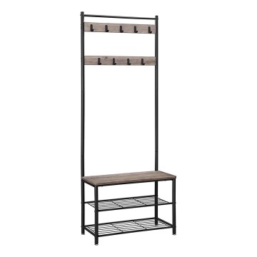 NAVOR álló ruhafogas barna/fekete