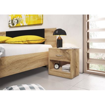 NED éjjeliszekrény Wotan tölgy