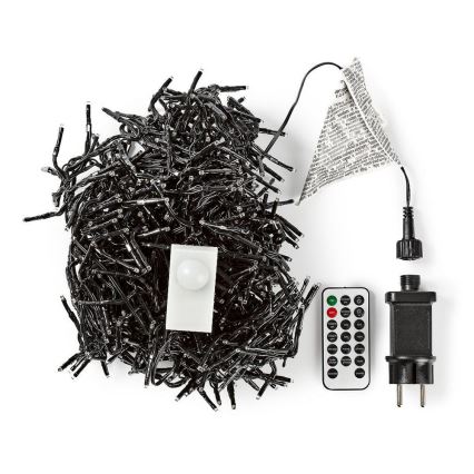 LED Szabályozható kültéri karácsonyi lánc 768xLED/230V IP44 + távirányító