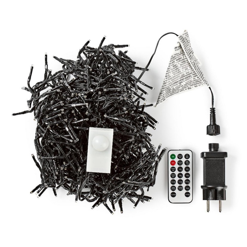 LED Szabályozható kültéri karácsonyi lánc 768xLED/230V IP44 + távirányító