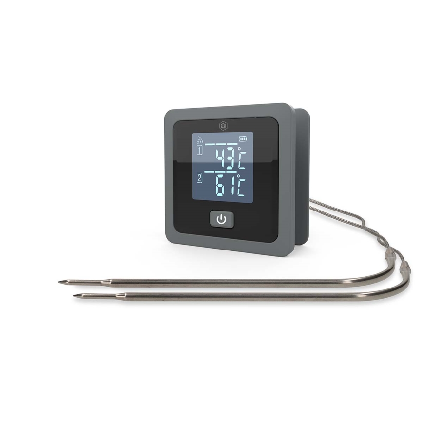 SmartLife okos digitális húshőmérő LCD-kijelzővel 0-300 °C 2xAAA