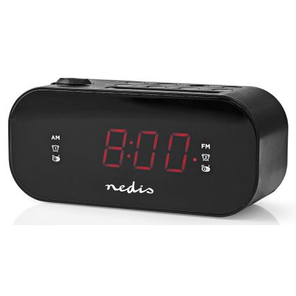Rádiós ébresztőóra LED kijelzővel és projektorral 230V