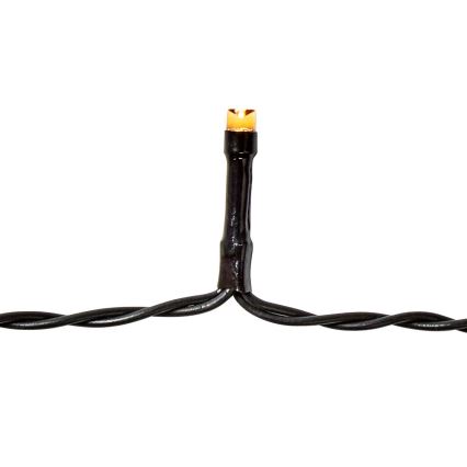 LED Kültéri karácsonyi lánc 96xLED/7 funkciós/3xAA 7,7m IP44 meleg fehér