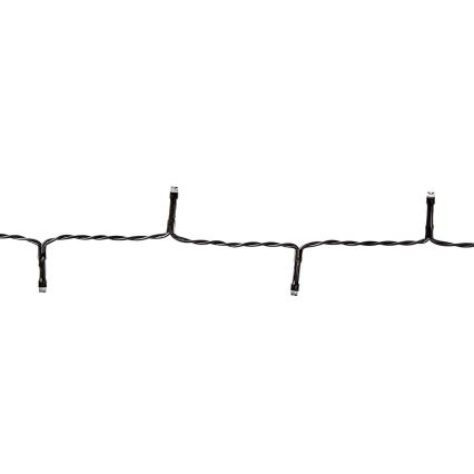 LED Kültéri karácsonyi lánc 96xLED/7 funkciós/3xAA 7,7m IP44 meleg fehér