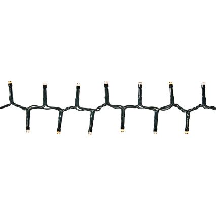 LED Kültéri karácsonyi lánc 1200xLED/7 funkciós 27m IP44 meleg fehér