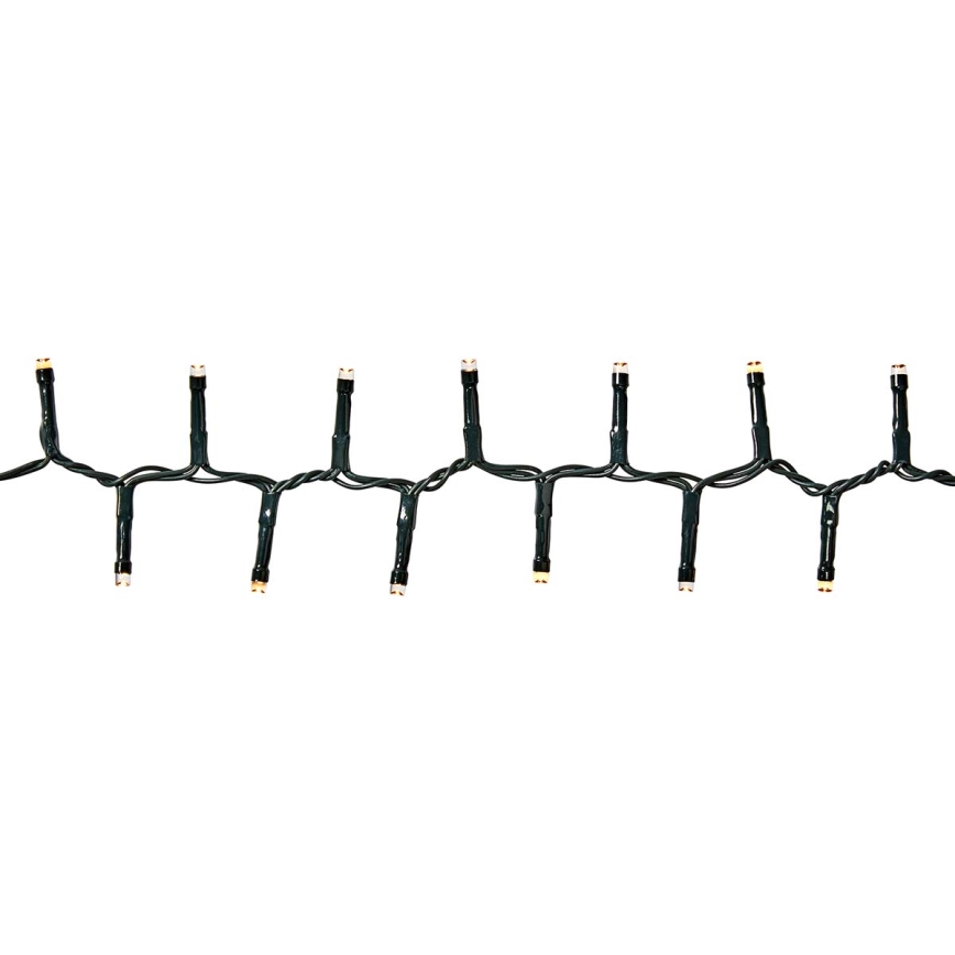 LED Kültéri karácsonyi lánc 400xLED/7 functions 11m IP44 meleg fehér