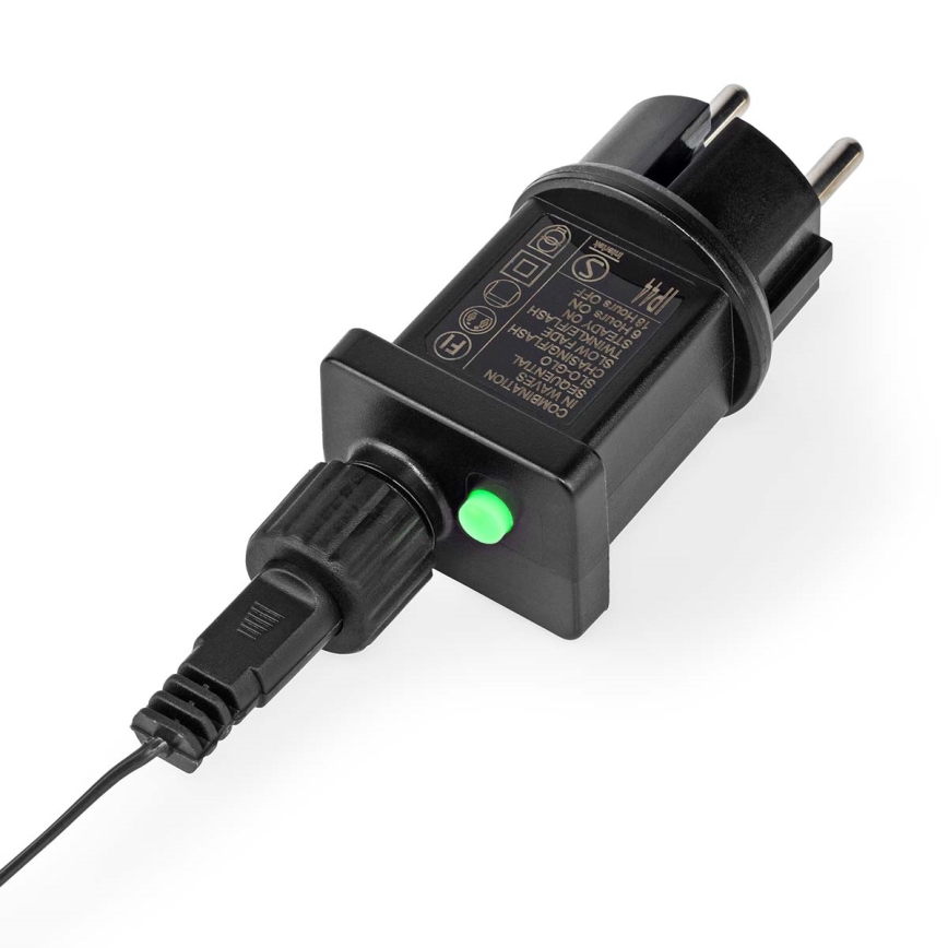 LED Kültéri karácsonyi lánc 180xLED/7 funkciós 10,9m IP44 meleg fehér