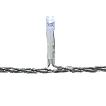 LED kültéri függöny 360 LED/7 funkció 14 m IP44 hideg fehér