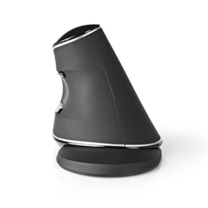 Nedis ERGOMSWS200BK − Ergonomikus vezeték nélküli egér 1600 dpi