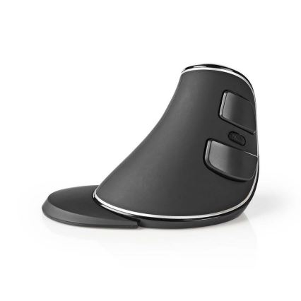 Nedis ERGOMSWS200BK − Ergonomikus vezeték nélküli egér 1600 dpi