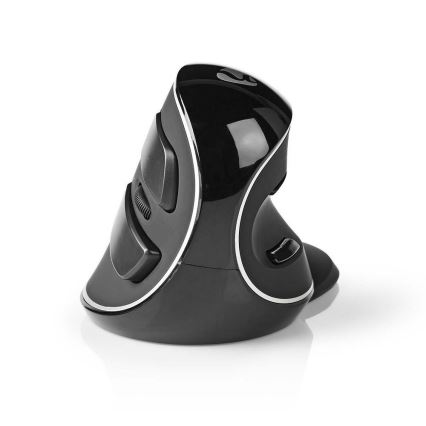 Nedis ERGOMSWS200BK − Ergonomikus vezeték nélküli egér 1600 dpi