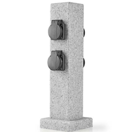 Nedis EXGS62 − Kültéri konnektoros oszlop 16A/230V IP44