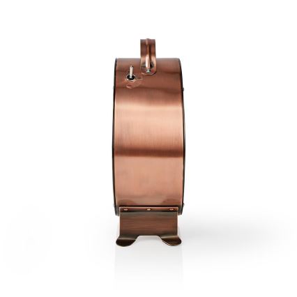 Nedis FNCL10CO20 - Asztali ventilátor RETRO 20W/230V réz ø25 cm