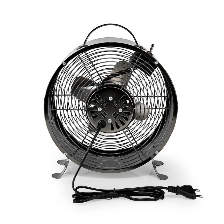 Nedis FNCL10GM20 - Asztali ventilátor RETRO 20W/230V szürke ø25 cm