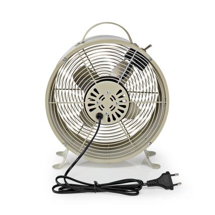Asztali ventilátor RETRO 20W/230V szürke ø25 cm