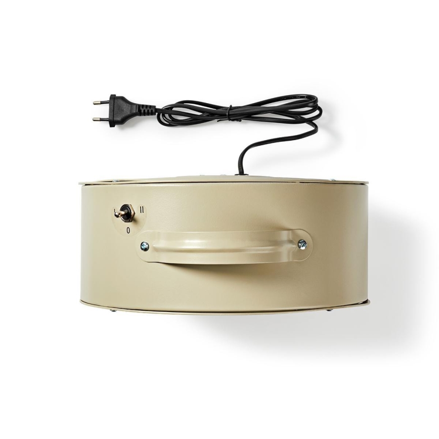 Asztali ventilátor RETRO 20W/230V szürke ø25 cm