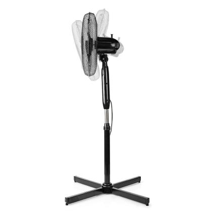 Álló ventilátor 40W/230V fekete + távirányító