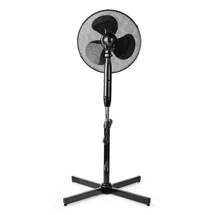 Álló ventilátor 40W/230V fekete + távirányító