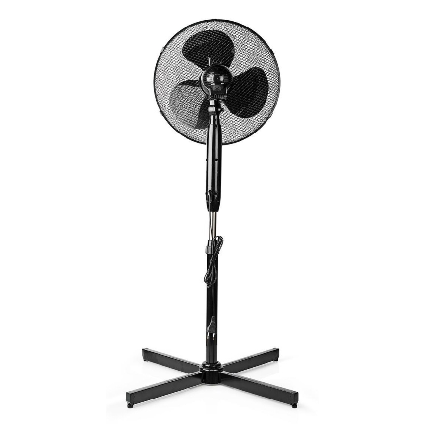 Álló ventilátor 40W/230V fekete + távirányító