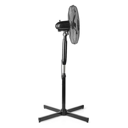 Álló ventilátor 40W/230V fekete + távirányító