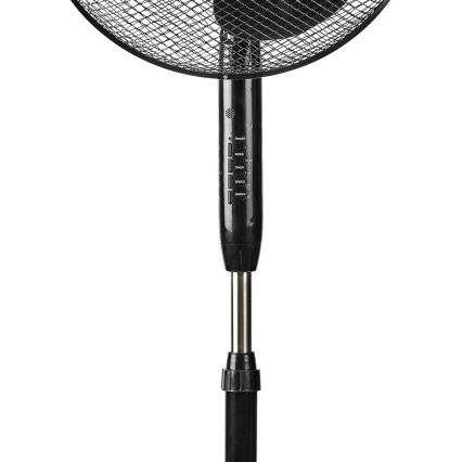 Álló ventilátor 40W/230V fekete + távirányító
