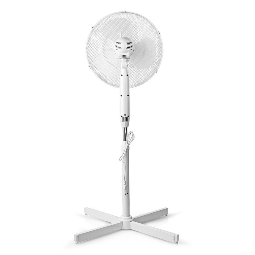 Álló ventilátor 40W/230V fehér + távirányító