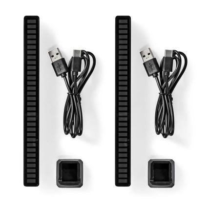 SZET 2x LED RGB Újratölthető asztali lámpa LED/250 mAh