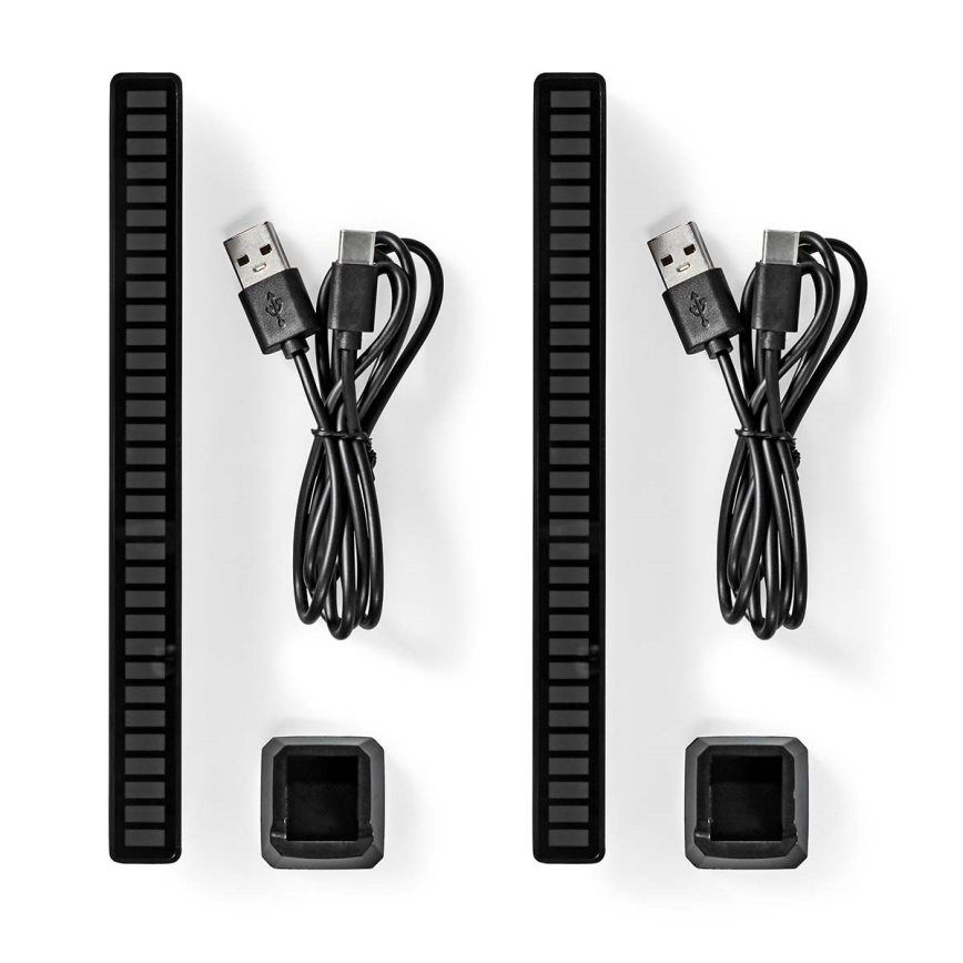 SZET 2x LED RGB Újratölthető asztali lámpa LED/250 mAh