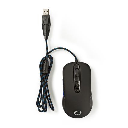 LED RGB Gamer egér 4000 DPI 7 gomb