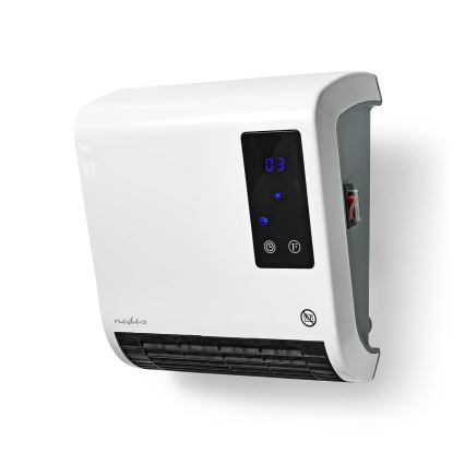Fűtőtest LED kijelzővel és termosztáttal 2000W/230V IP22 + távirányítóval