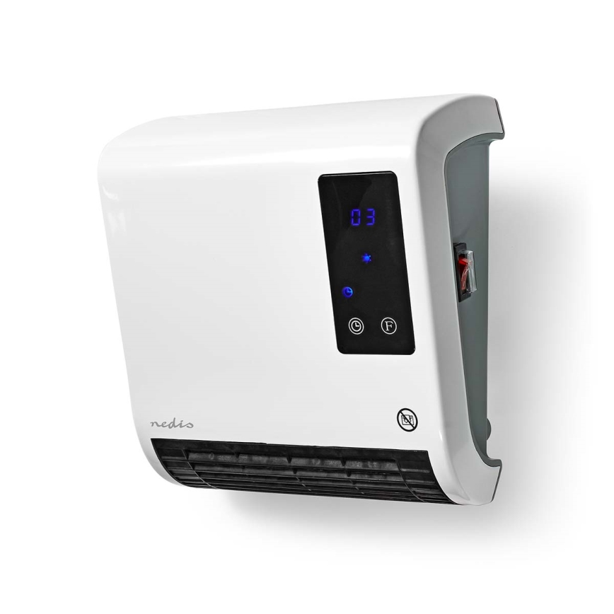 Fűtőtest LED kijelzővel és termosztáttal 2000W/230V IP22 + távirányítóval
