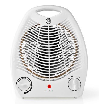 Nedis HTFA13CWT − Asztali ventilátor fűtéssel 2000W/230V